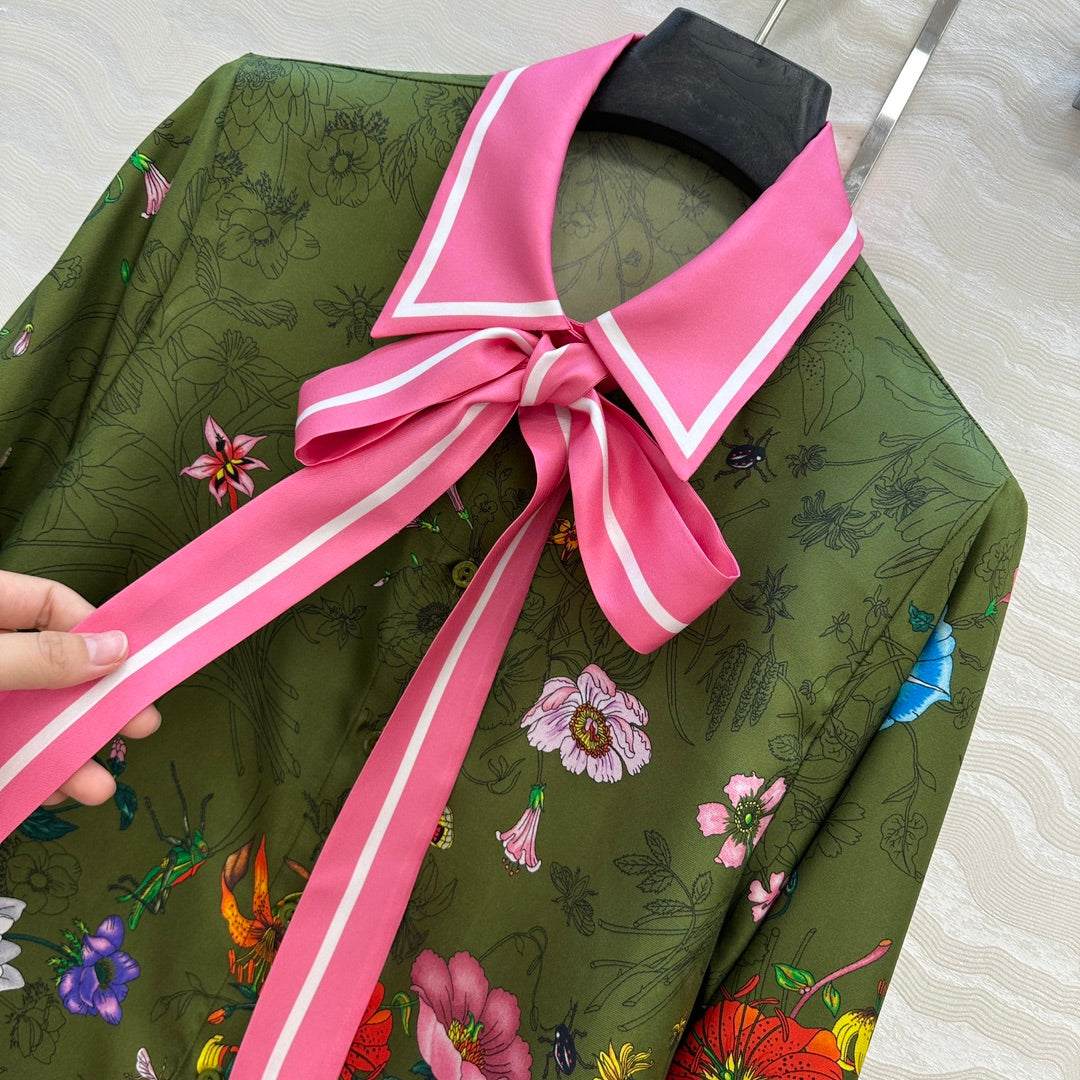 Guc 25fw silk shirt