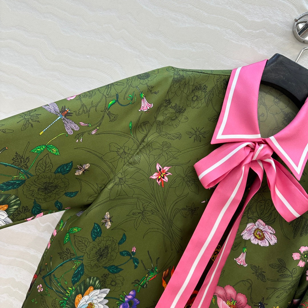Guc 25fw silk shirt