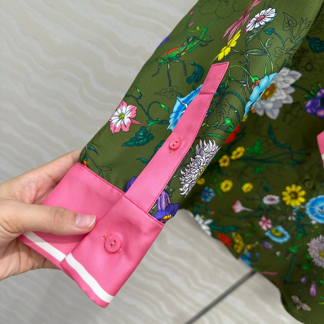 Guc 25fw silk shirt