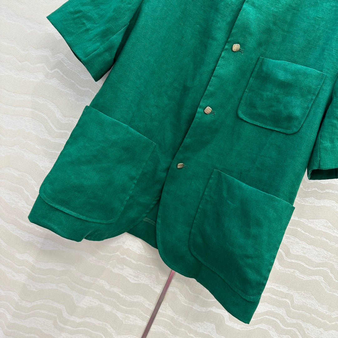 Loro 25fw linen jacket