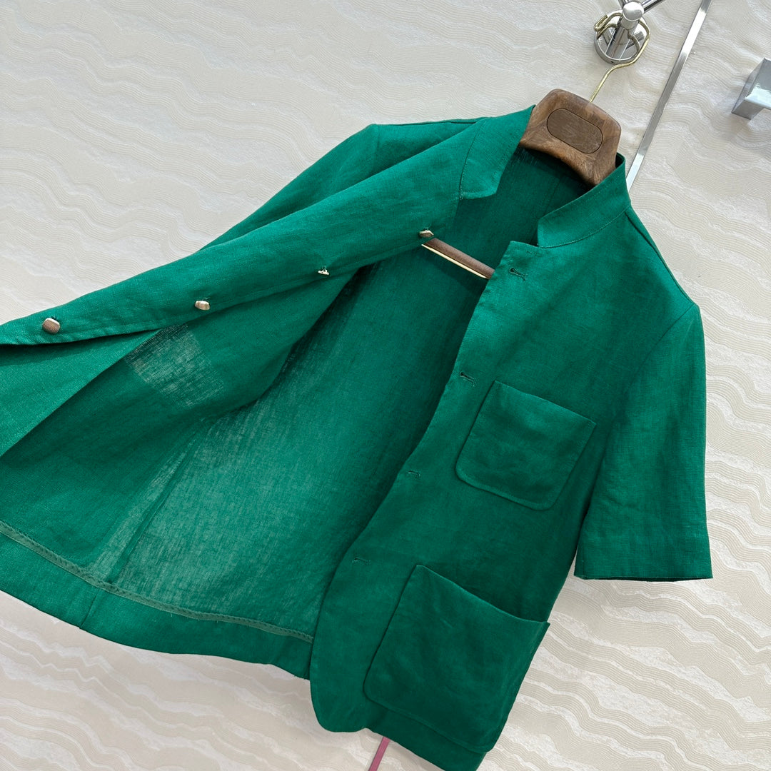Loro 25fw linen jacket