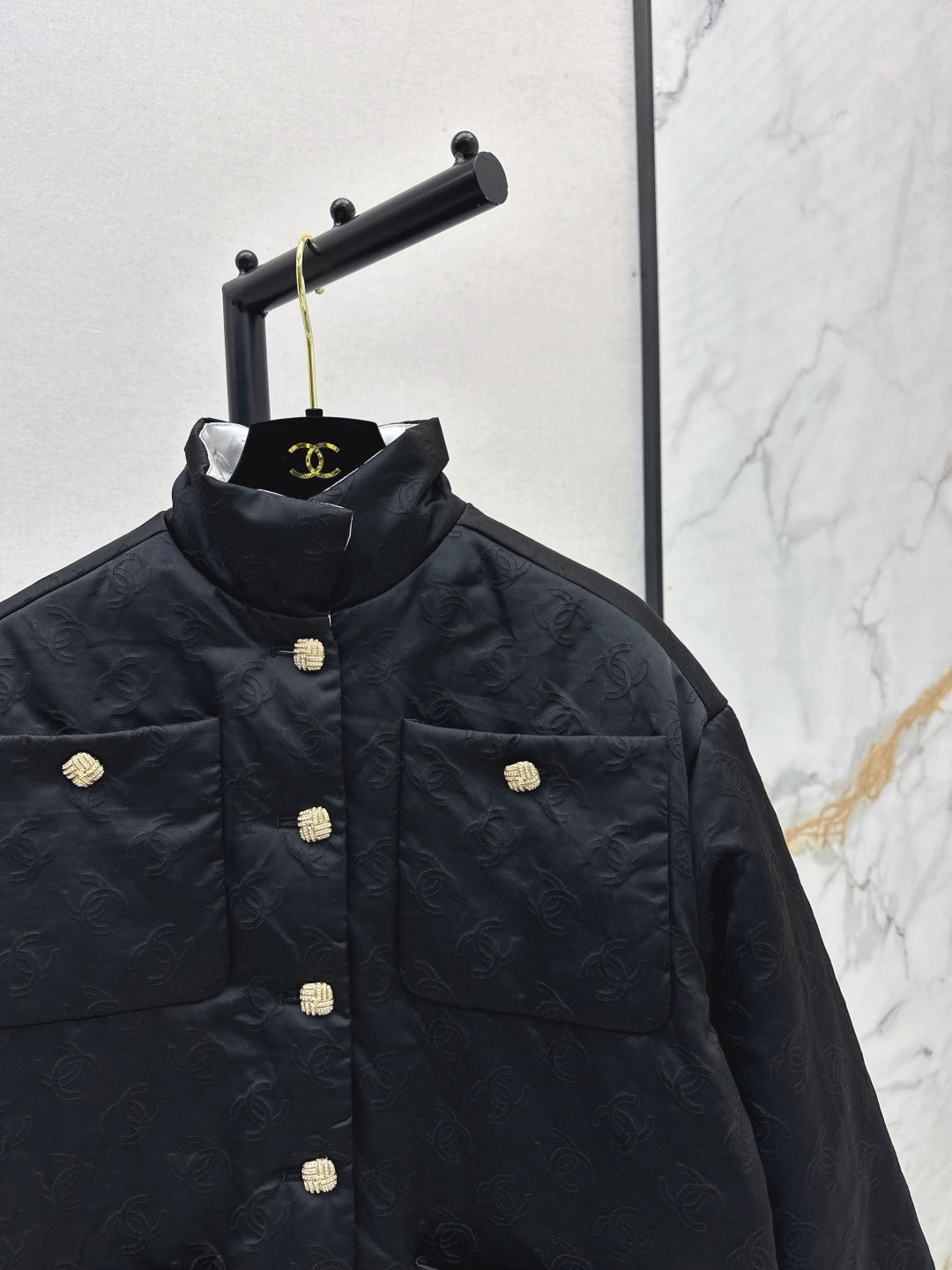 Chan 25fw reversible padded jacket
