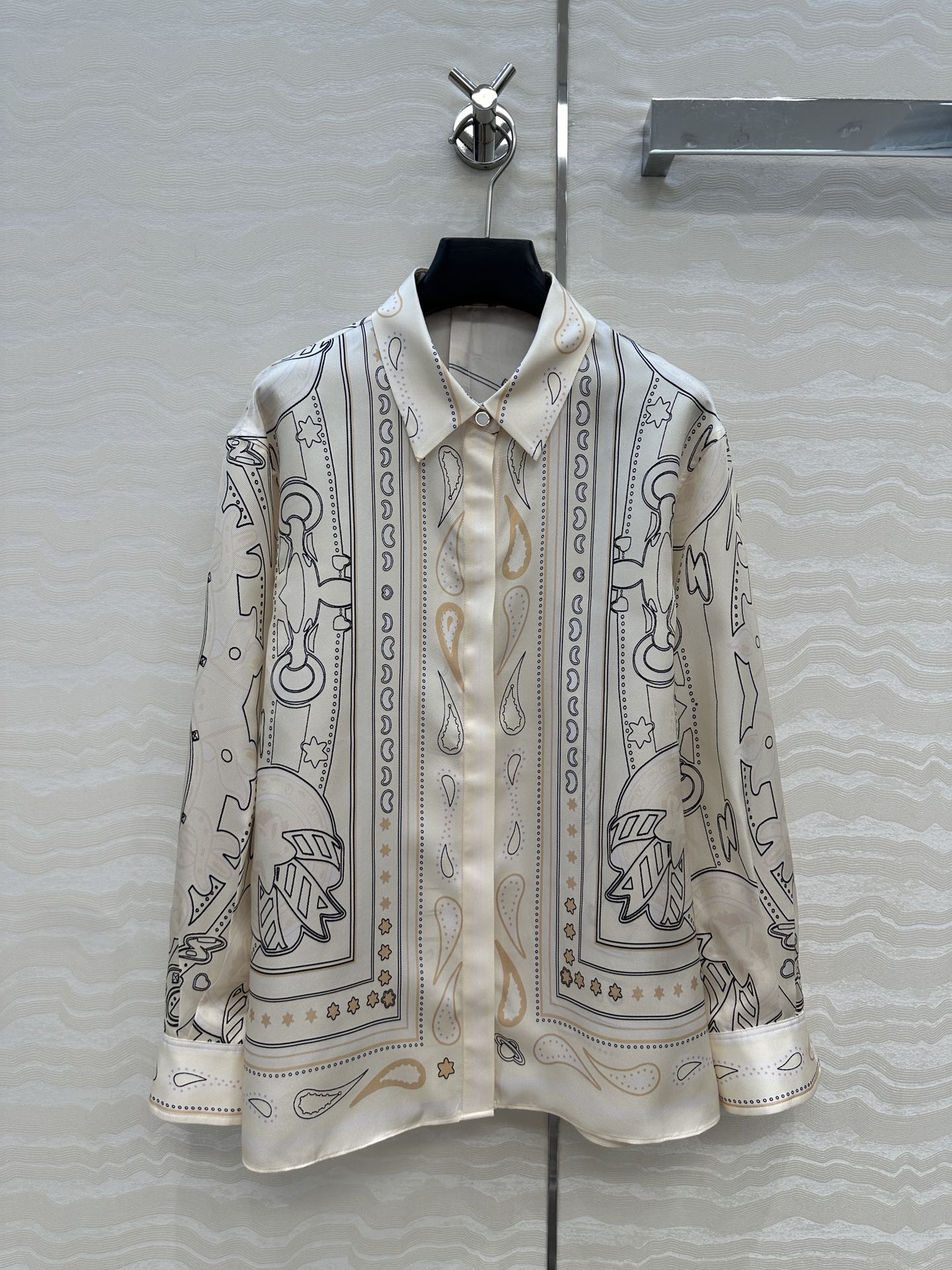 Herm 25fw printed shirt
