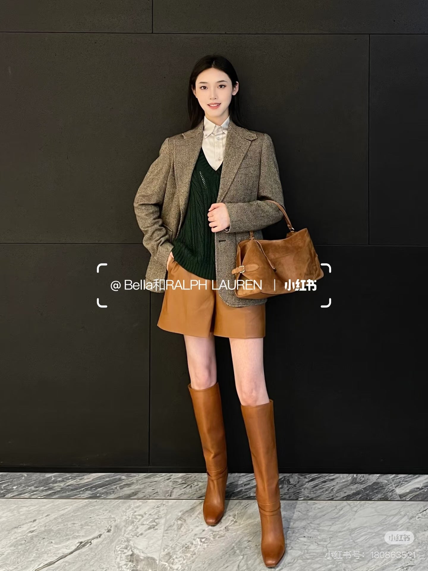 Ralph 25fw leather short