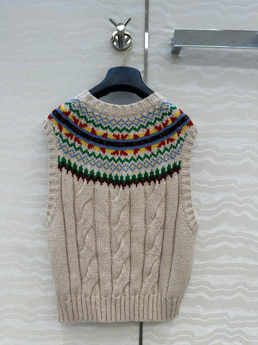 Ralph 25fw jacquard vest