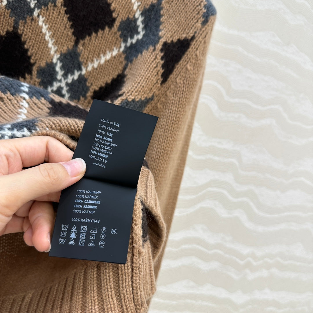 Pra 25fw jacquard cardigan