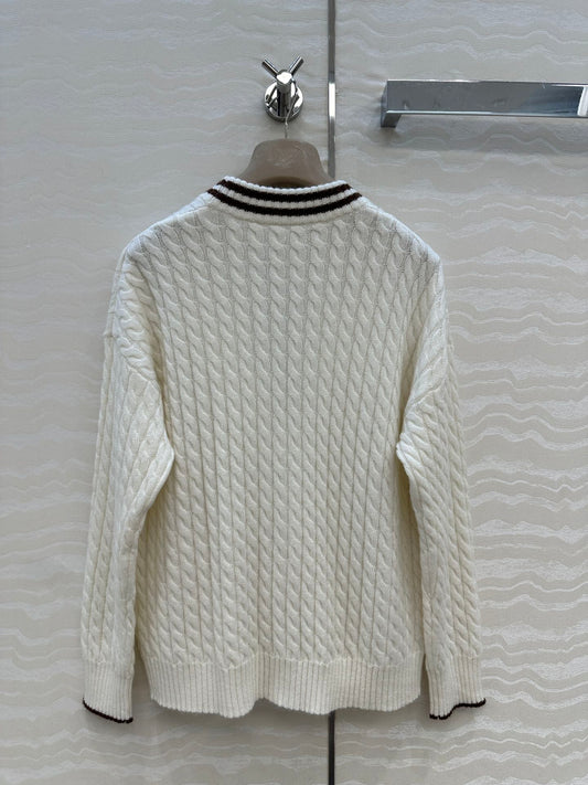 Brune 25fw jacquard cardigan