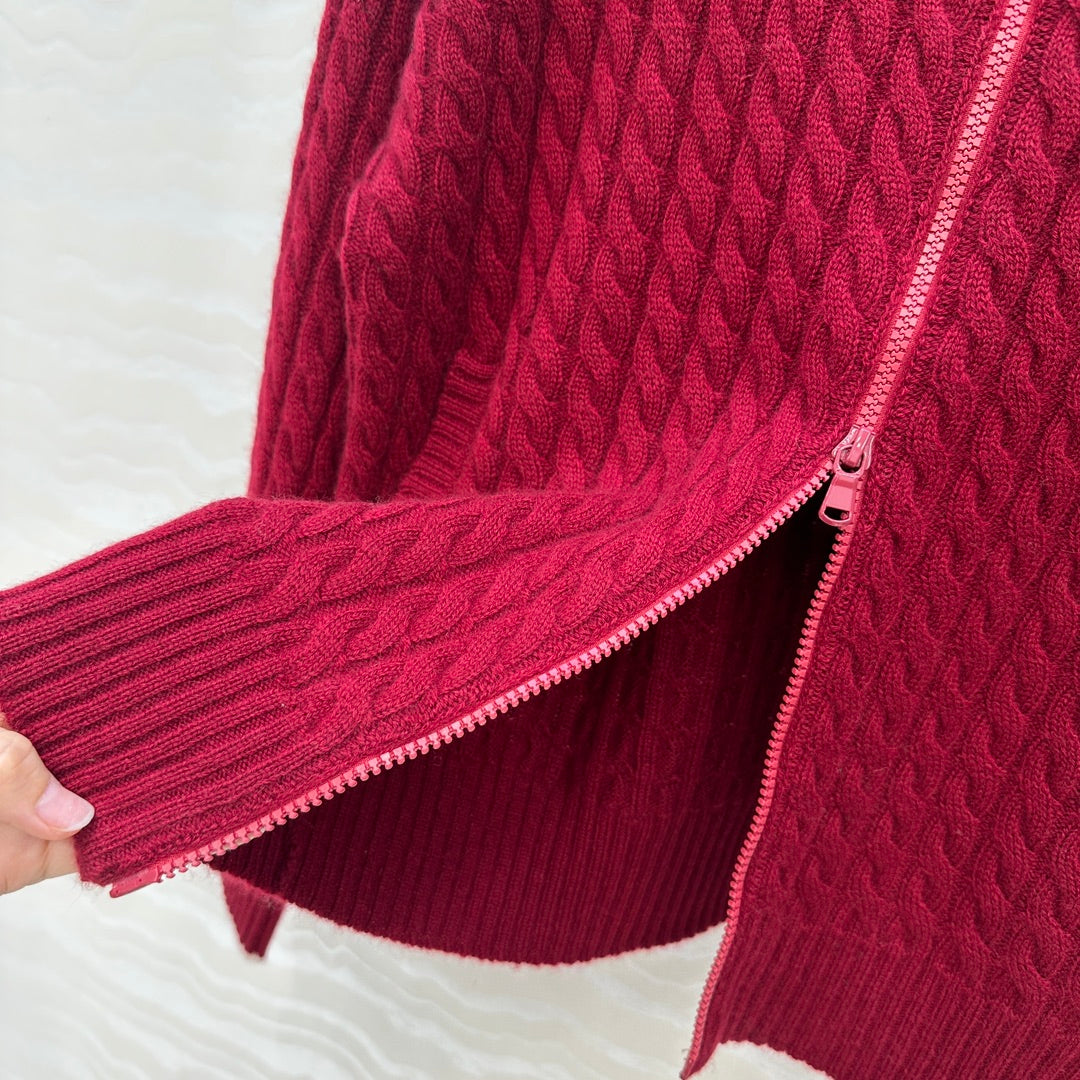 Brune 25fw jacquard cardigan