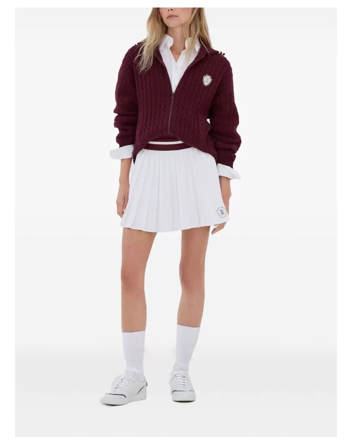 Brune 25fw jacquard cardigan