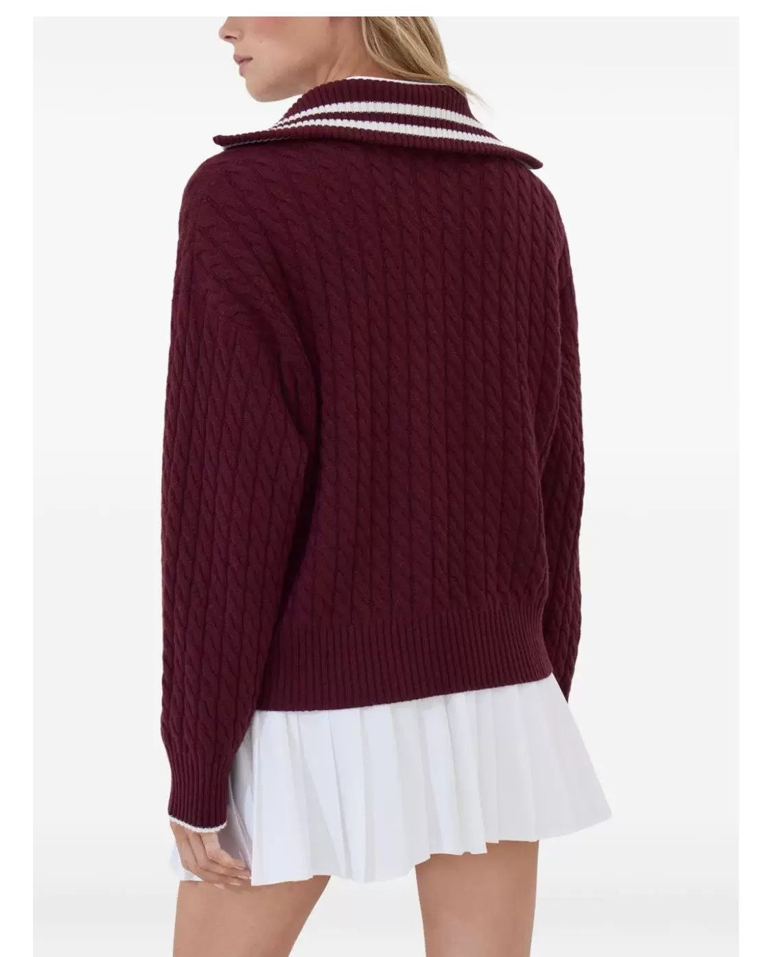 Brune 25fw jacquard cardigan