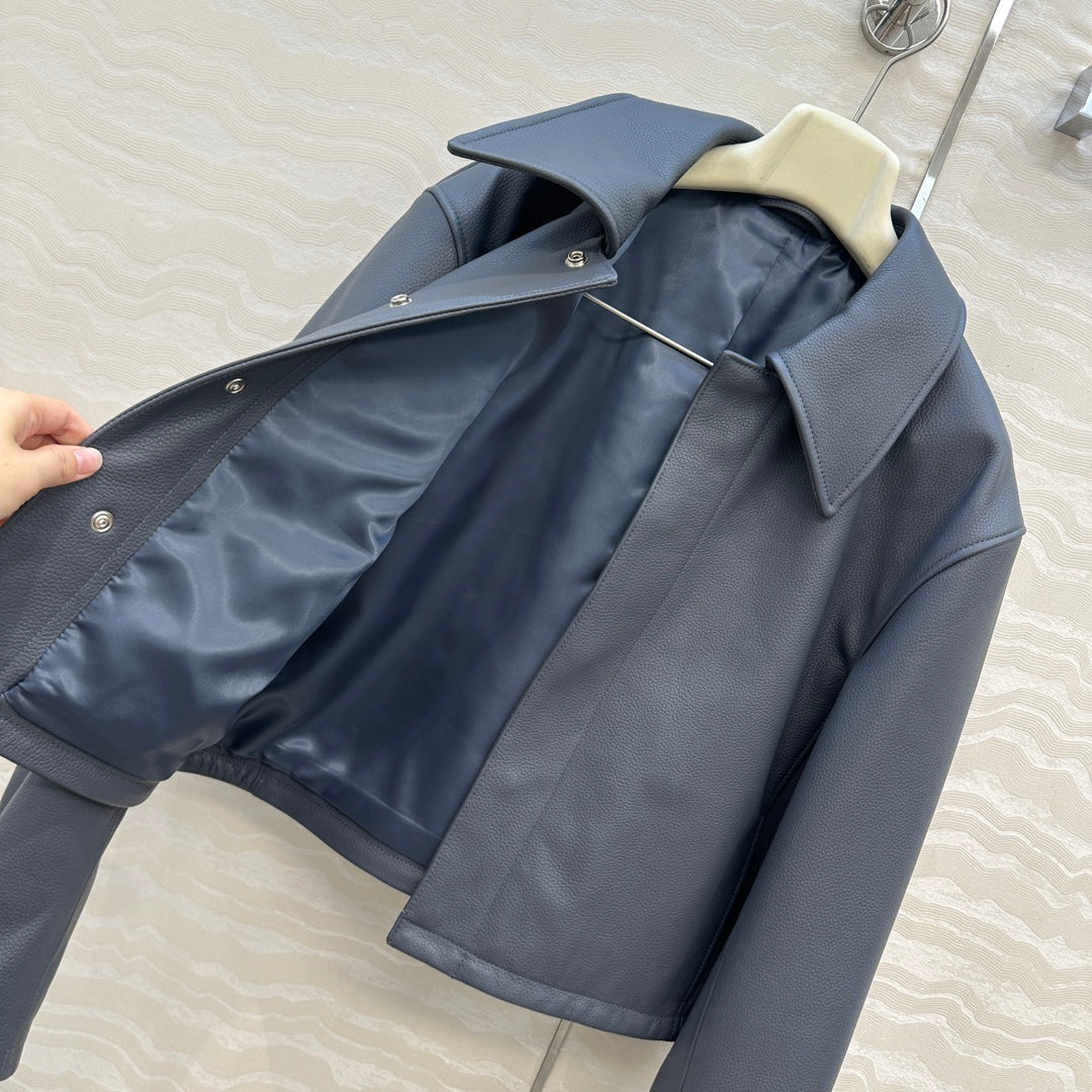 Lem 25fw leather jacket