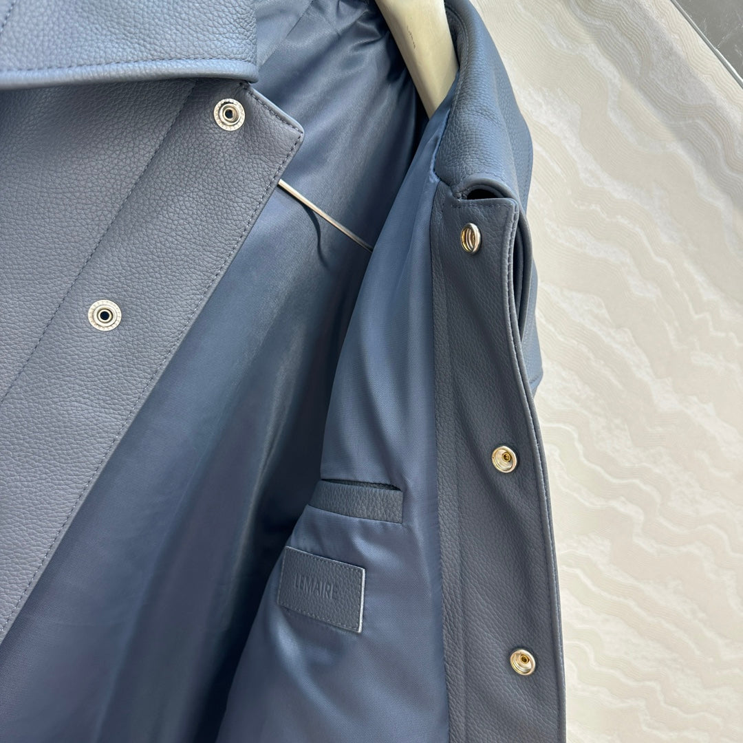Lem 25fw leather jacket