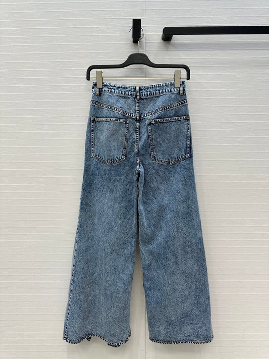 Alai 25fw ruffles jeans