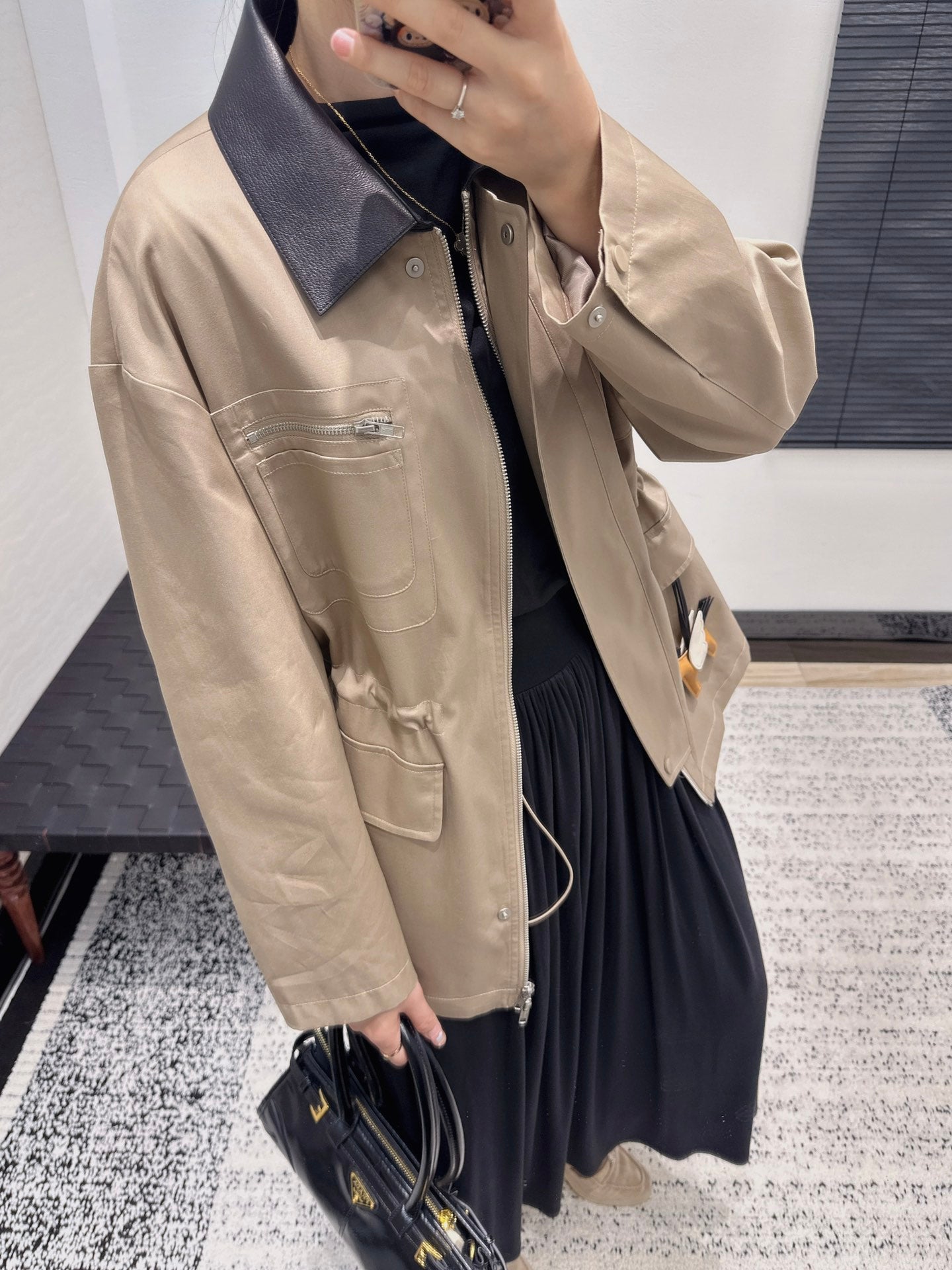 Herm 25fw trench coat