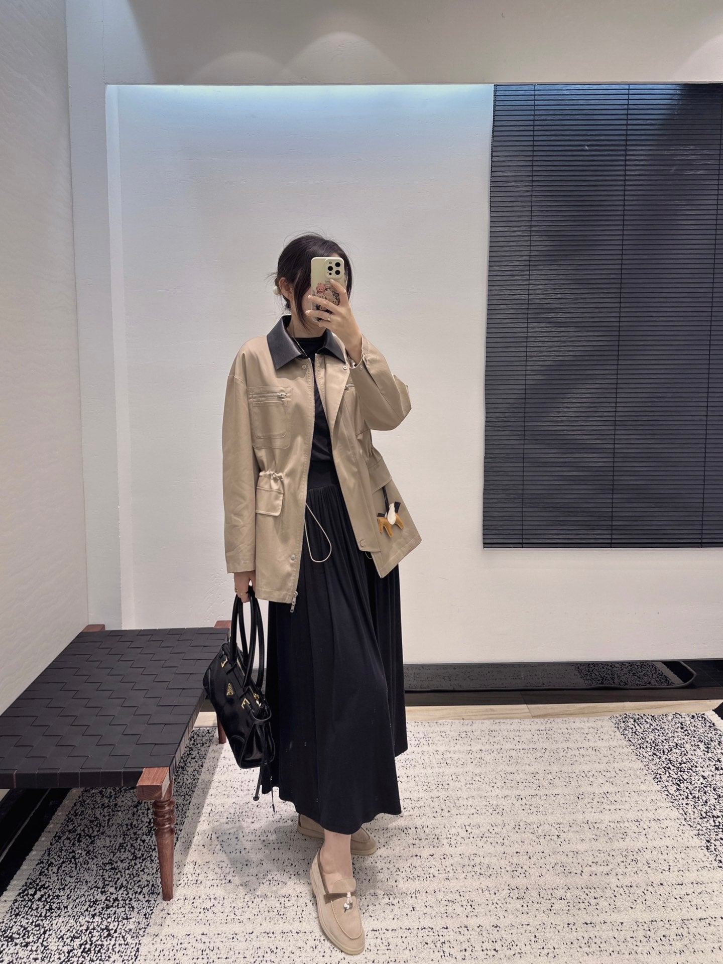 Herm 25fw trench coat