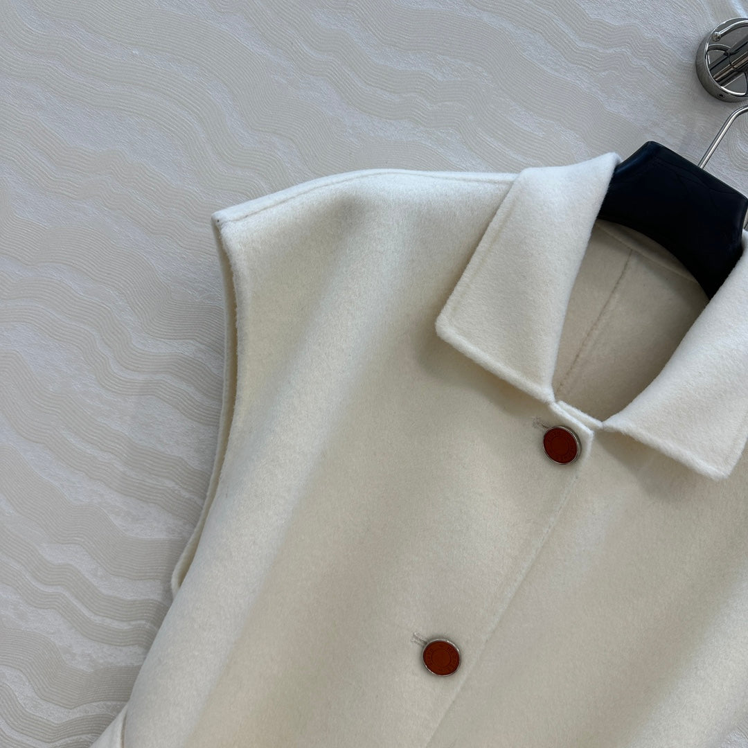 Herm 25fw cashmere vest