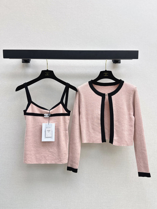 Chan 25fw knitted set