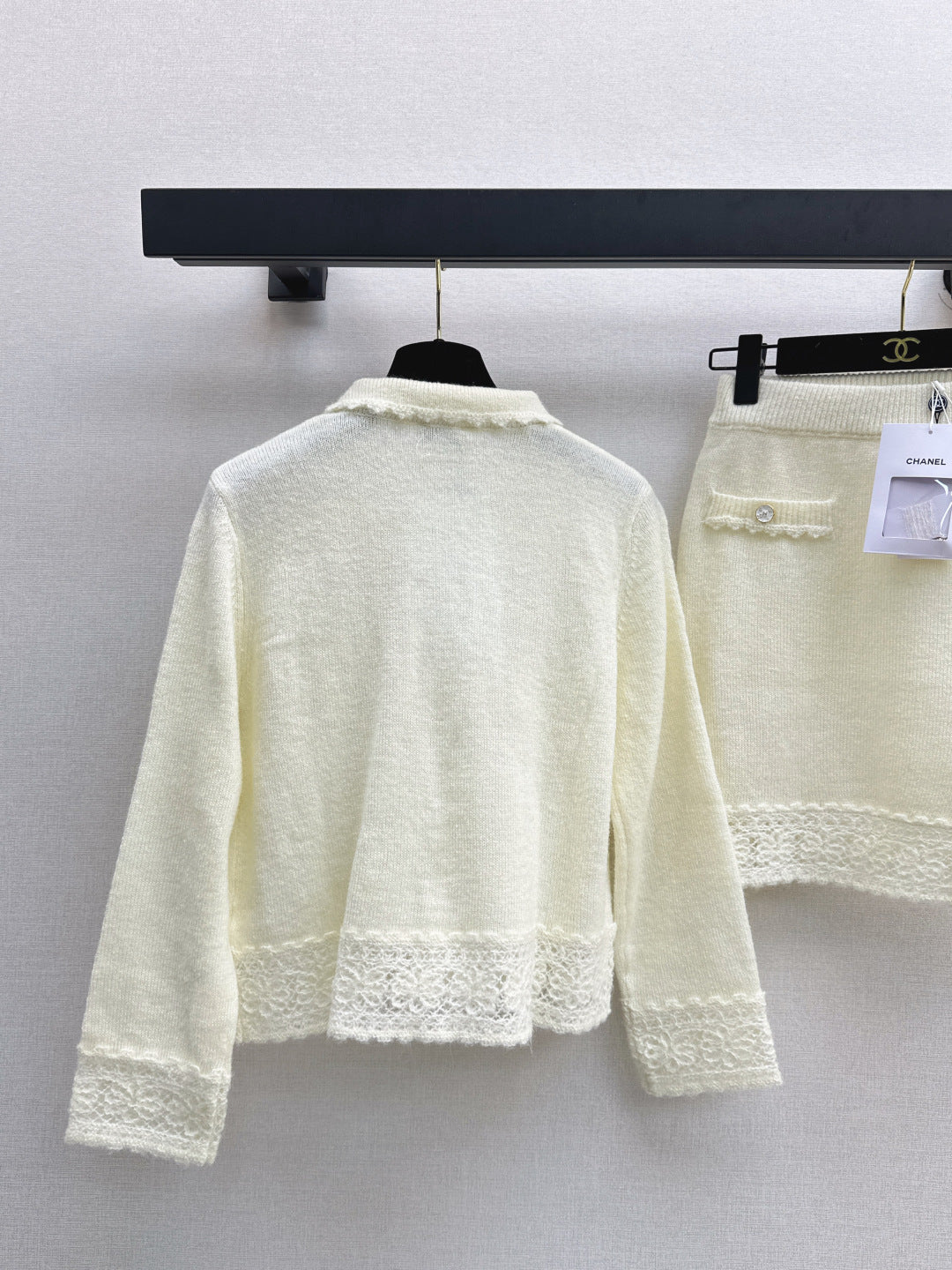 Chan 25fw knitted suit