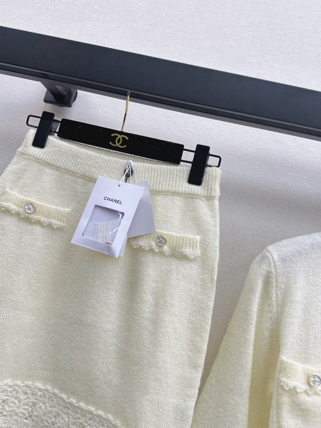 Chan 25fw knitted suit