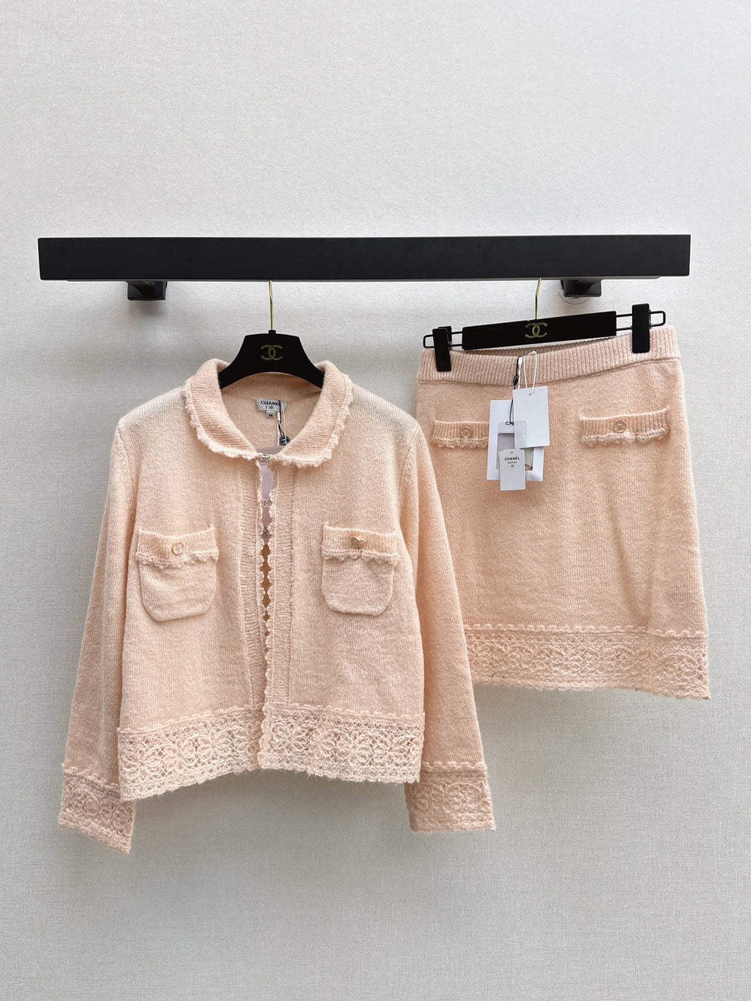 Chan 25fw knitted suit
