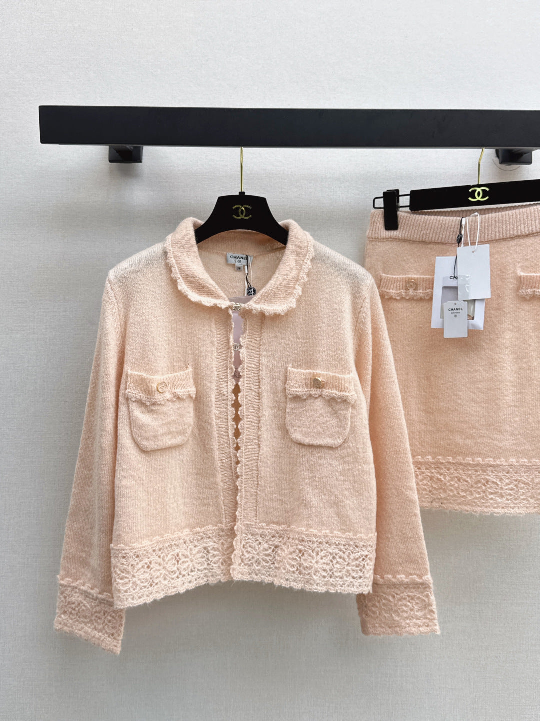 Chan 25fw knitted suit