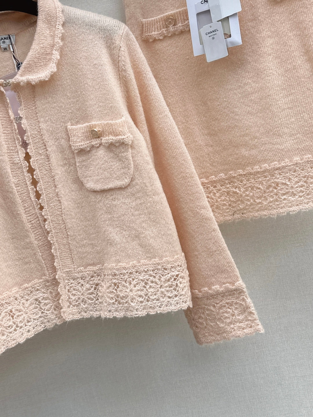 Chan 25fw knitted suit