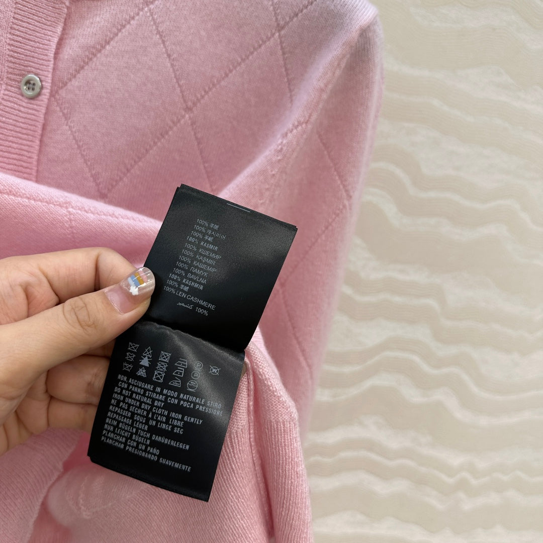 Pra 25fw jacquard cardigan