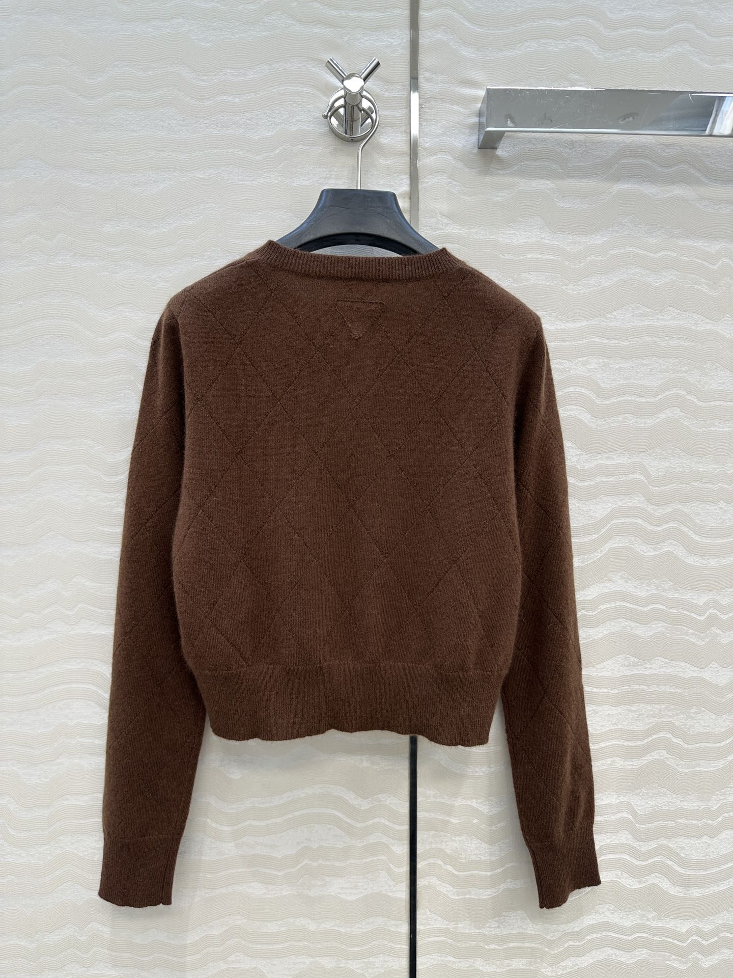 Pra 25fw jacquard cardigan