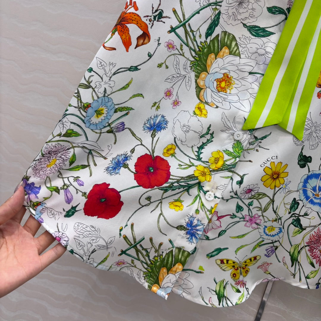 Guc 25fw silk shirt