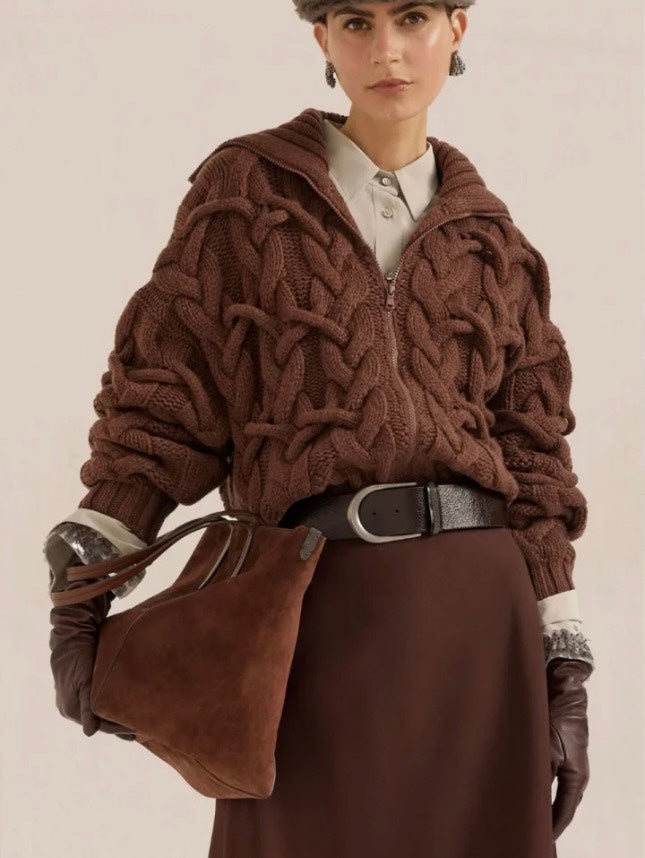 Brune 25fw embroidered jacket