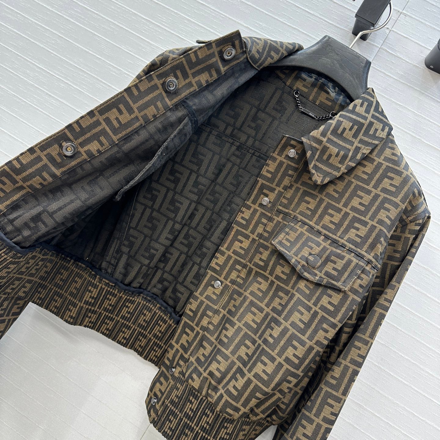 Fend 25fw jacquard jacket