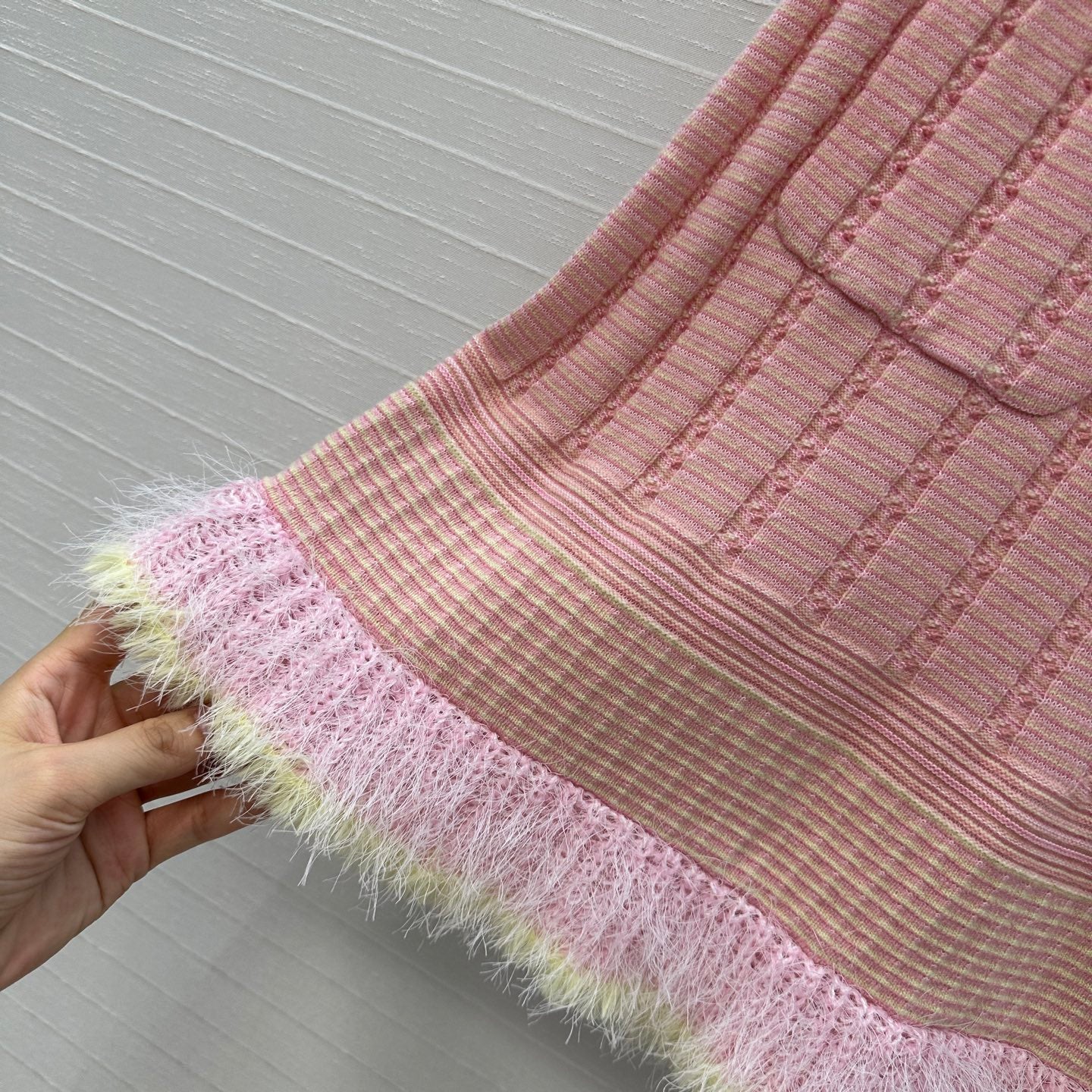 Chan 25fw knitted skirt