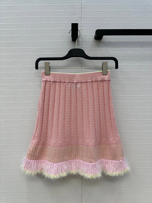 Chan 25fw knitted skirt
