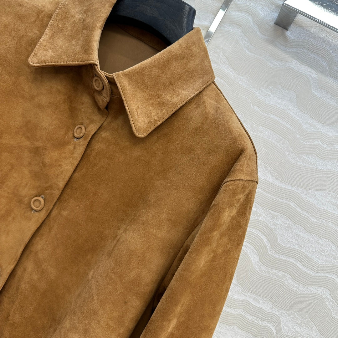 Es 25fw sheepskin shirt