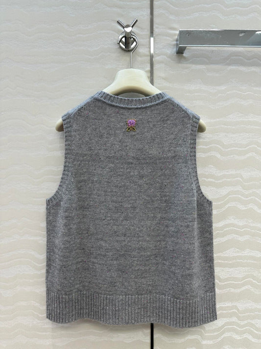 Er 25fw embroidered vest