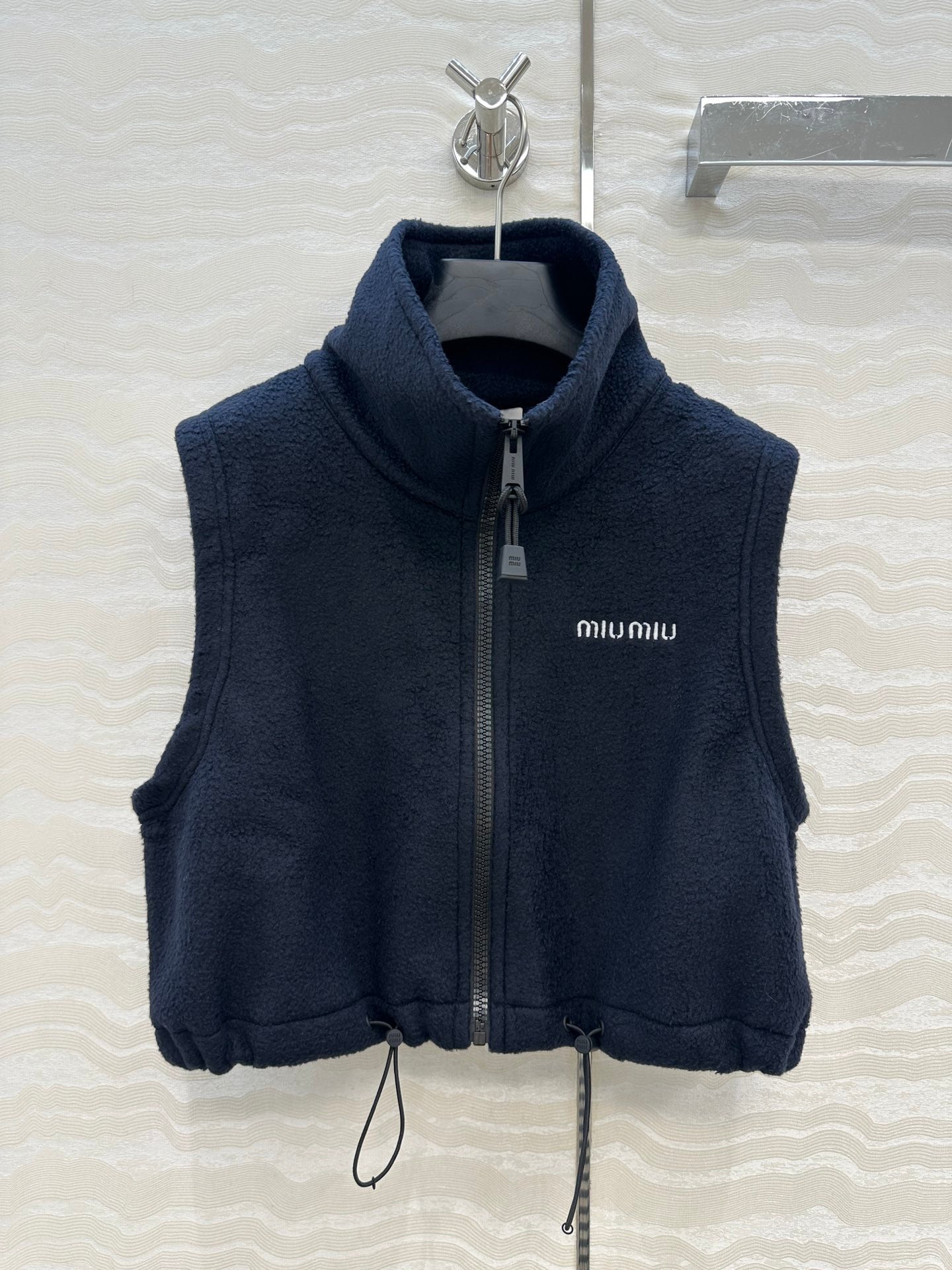 Miu 25fw embroidered vest