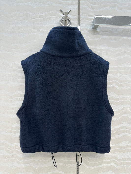 Miu 25fw embroidered vest