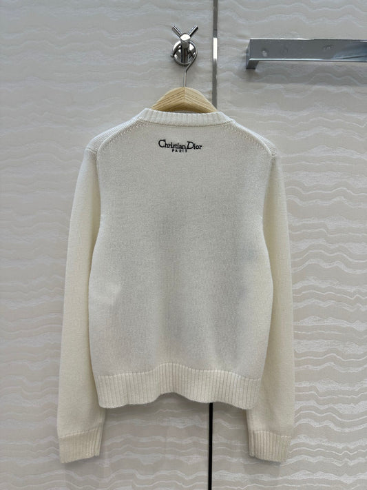 CD 25fw embroidered sweater