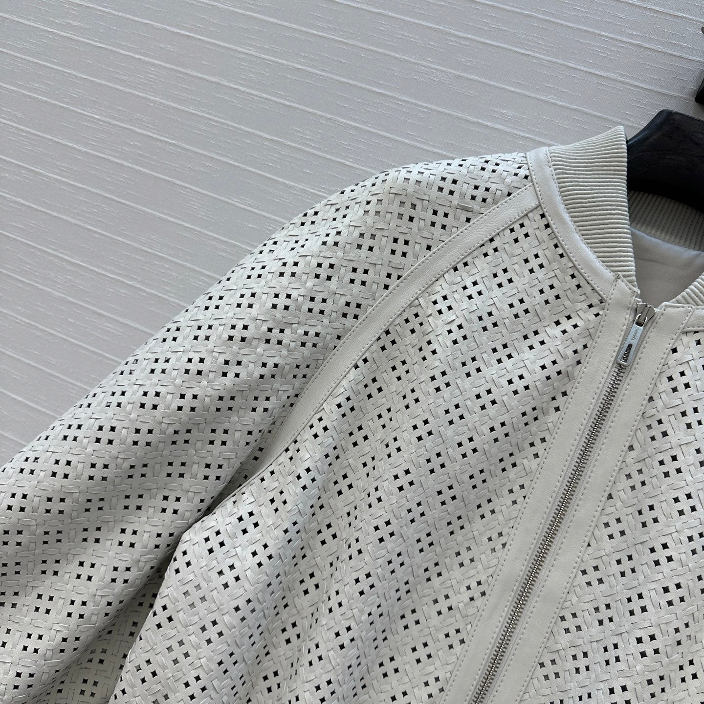Herm 25fw leather jacket