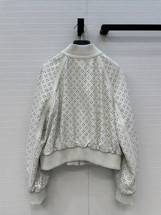 Herm 25fw leather jacket