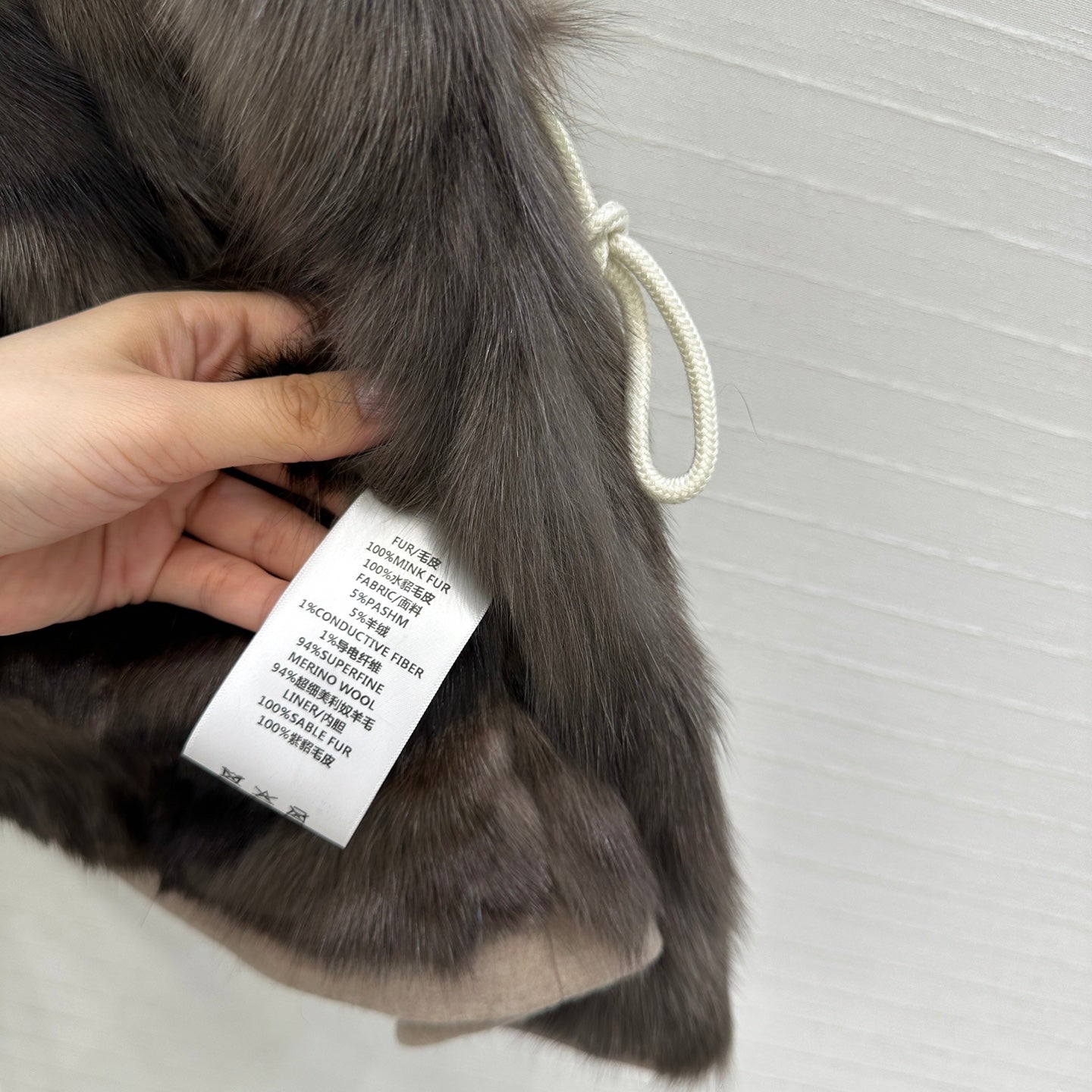 Loro 25fw mink fur jacket