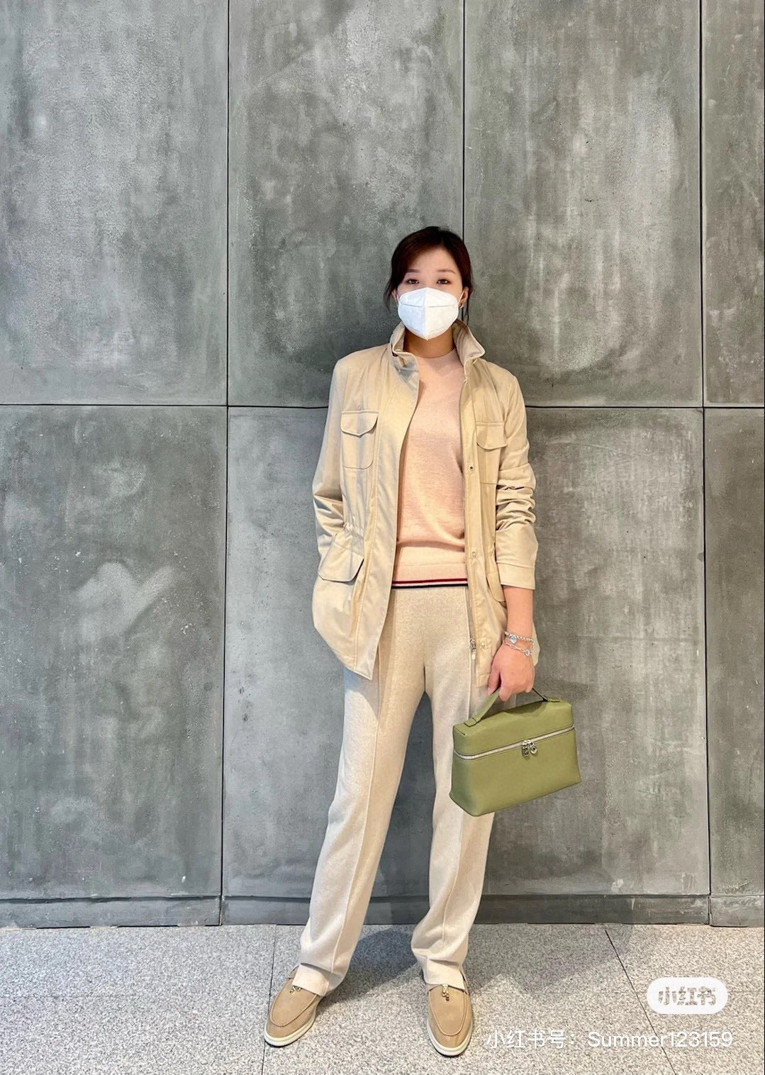 Loro 25fw outdoor trenchcoat