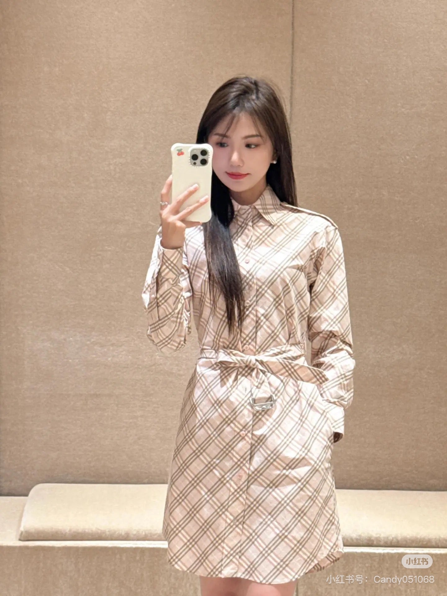 Burber 25fw vintage dress