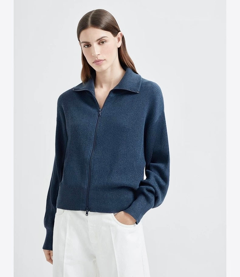 Brune 25fw knitted jacket