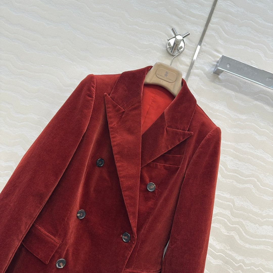 Brune 25fw embroidered jacket