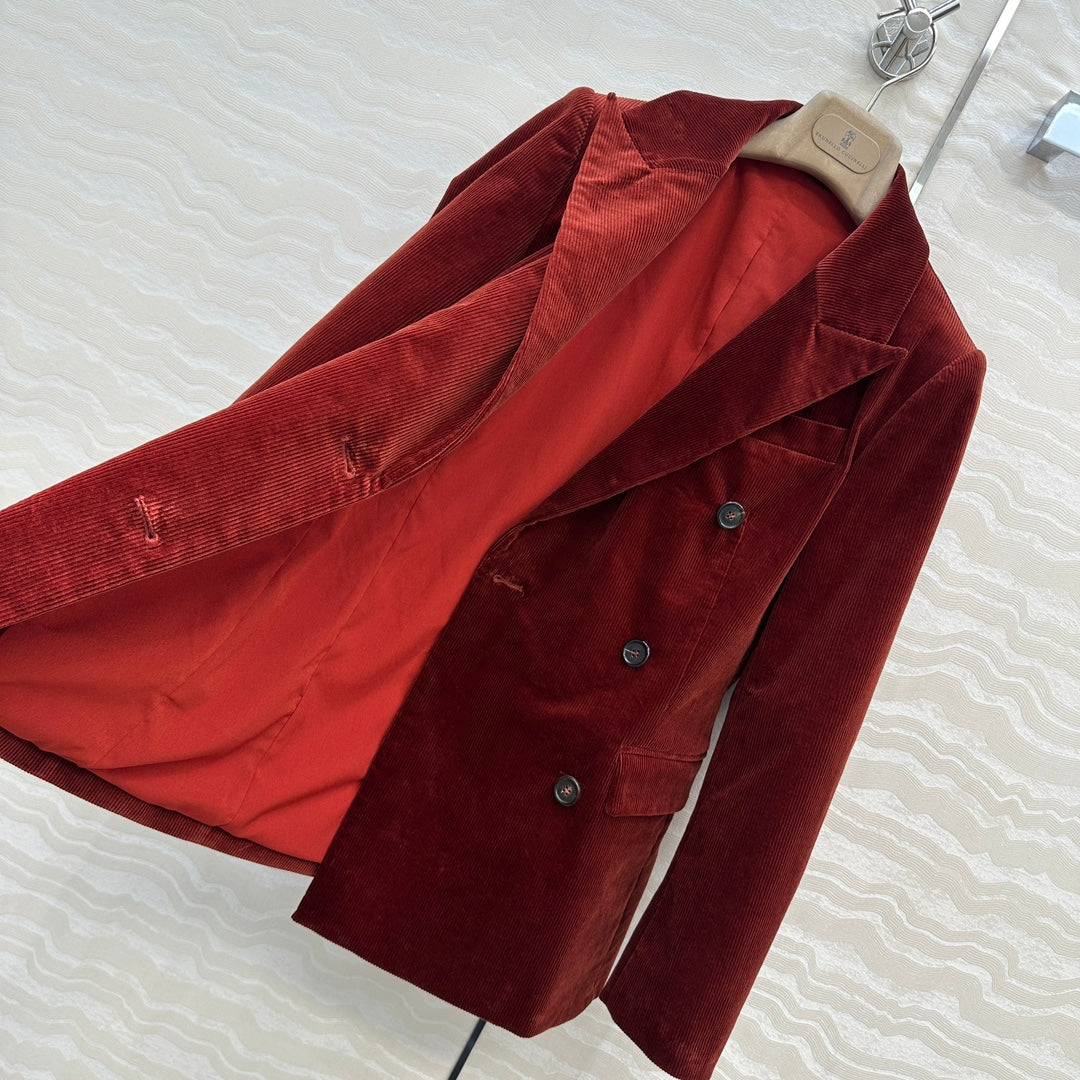 Brune 25fw embroidered jacket