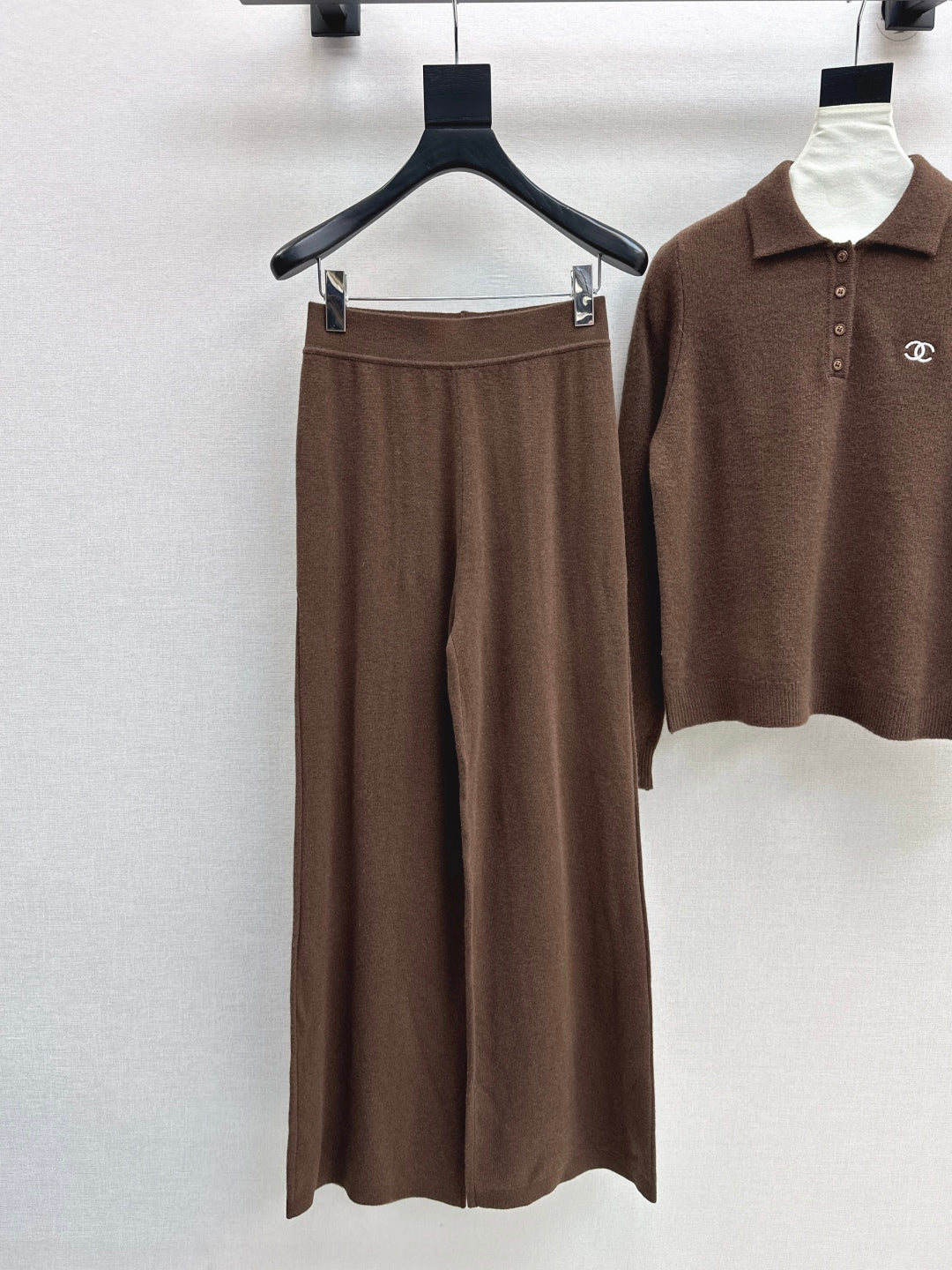 Chan 25fw knitted suit
