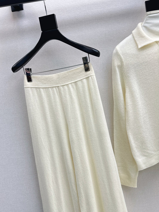 Chan 25fw knitted suit