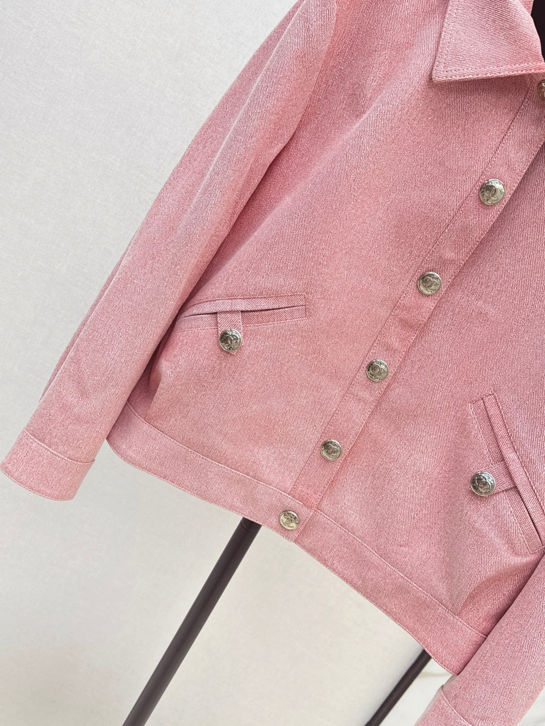 Chan 25fw leather jacket