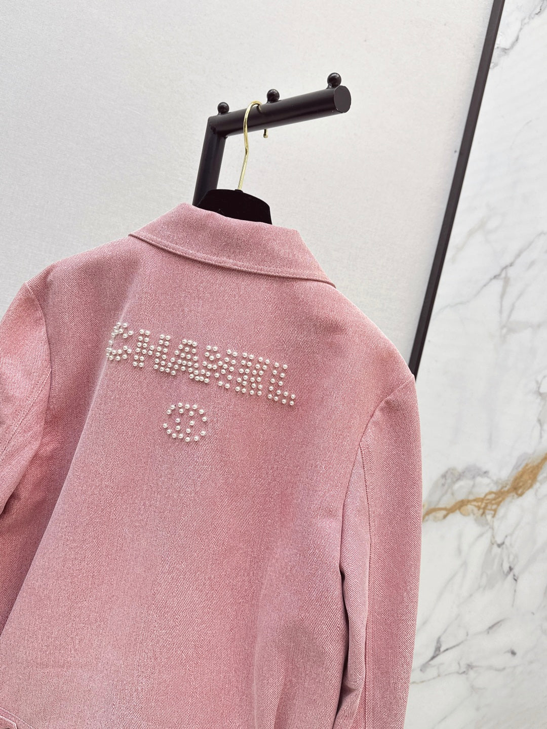 Chan 25fw leather jacket